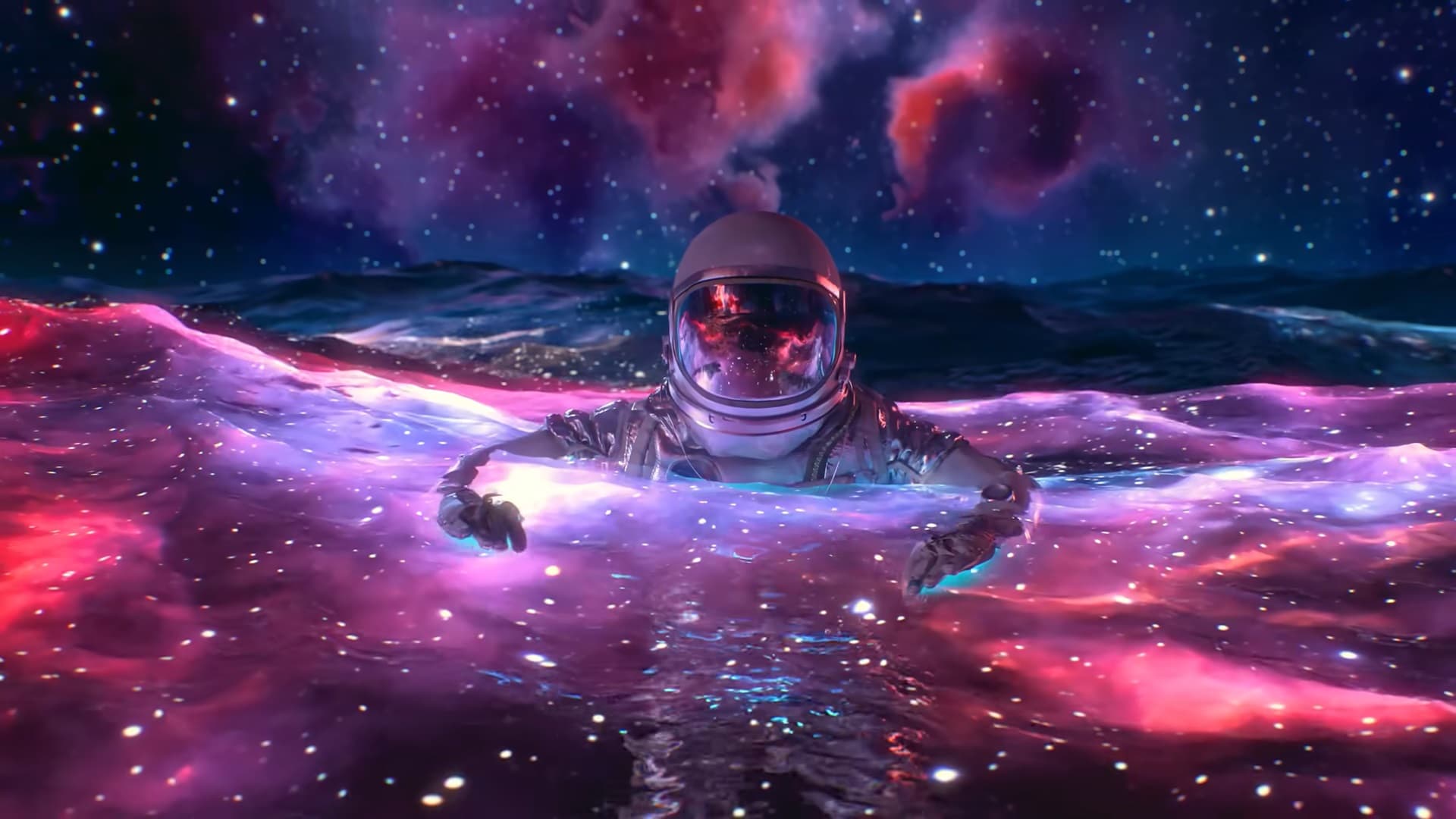 Floating in Space